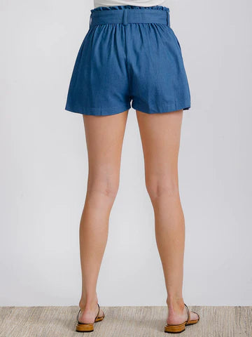 Paperbag High Waisted Shorts