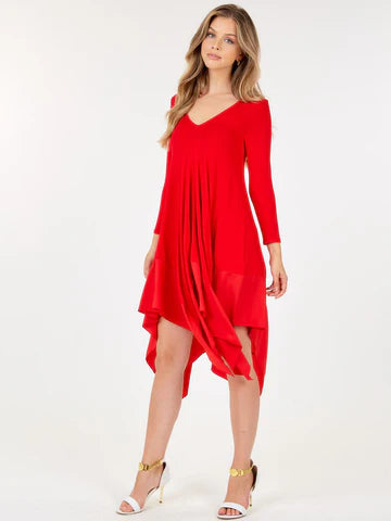Red Tunic Dress