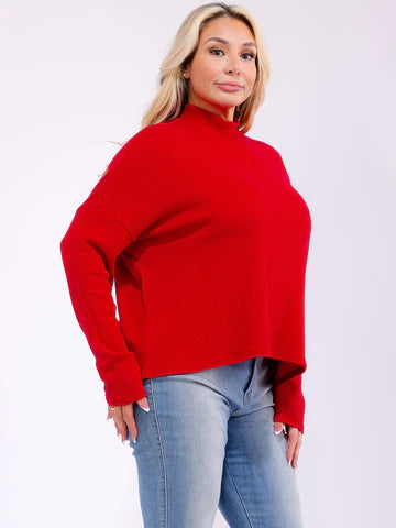 Plus Red Sweater
