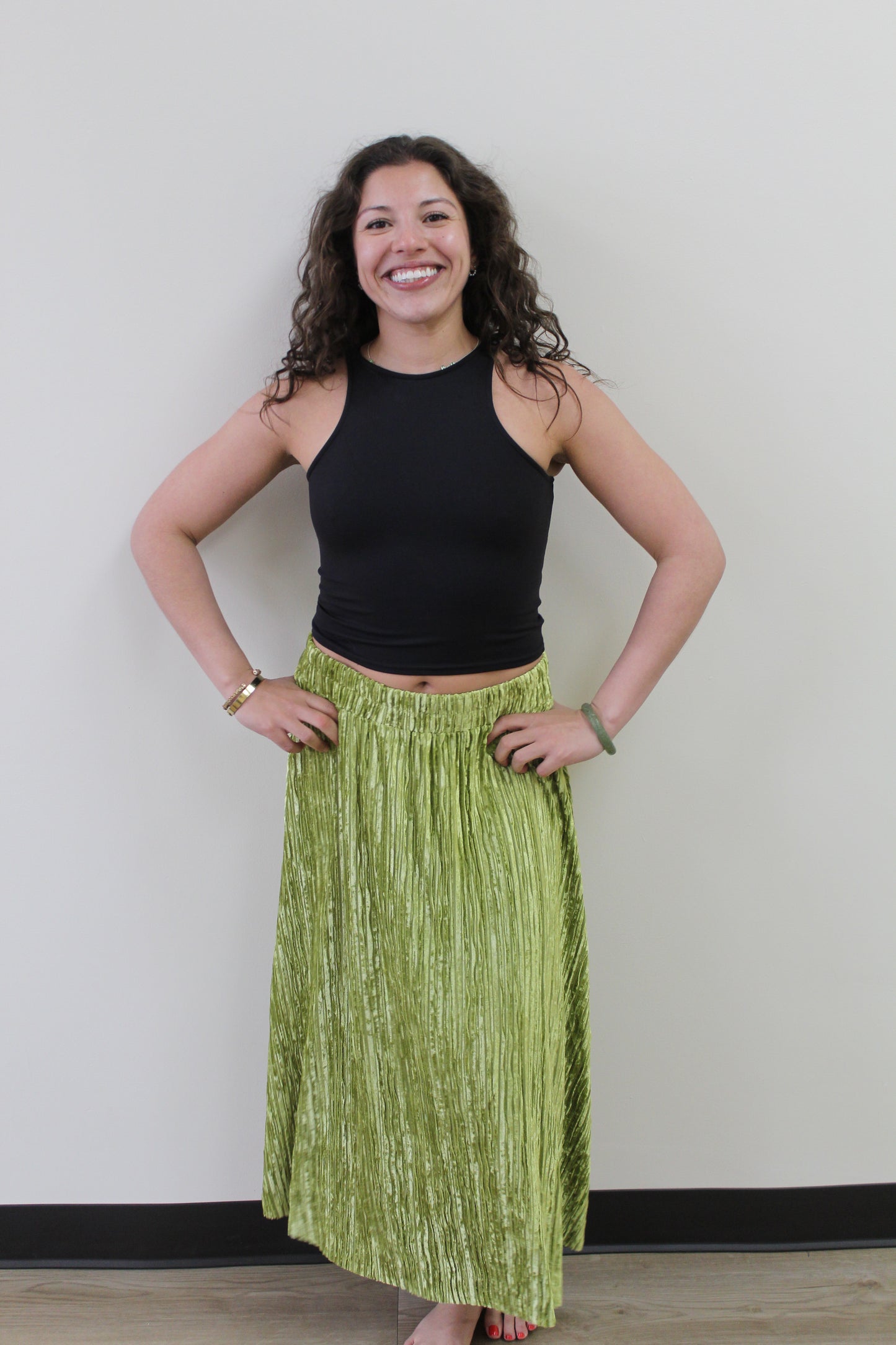 Haley Green Skirt