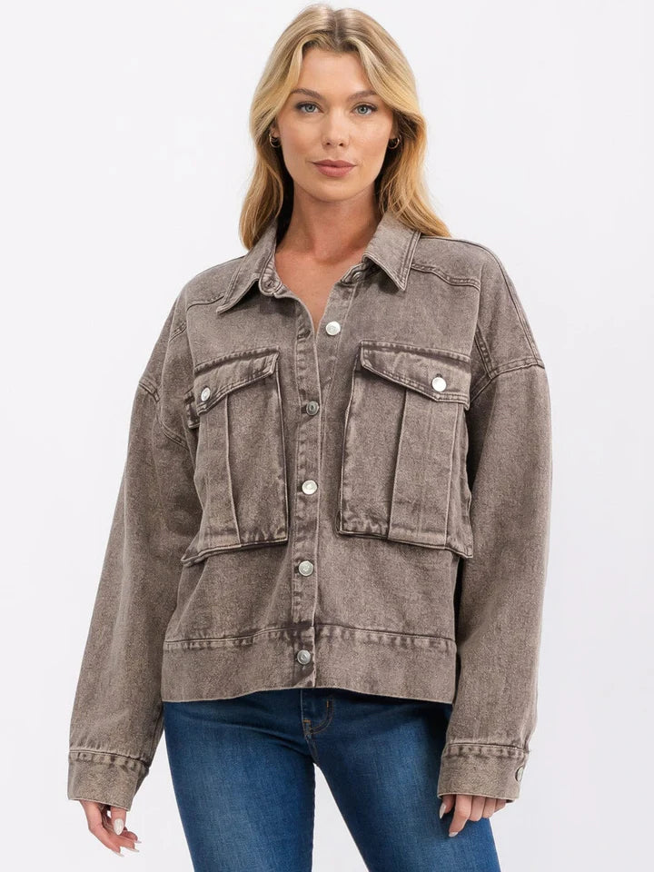 Charcoal Jean Jacket