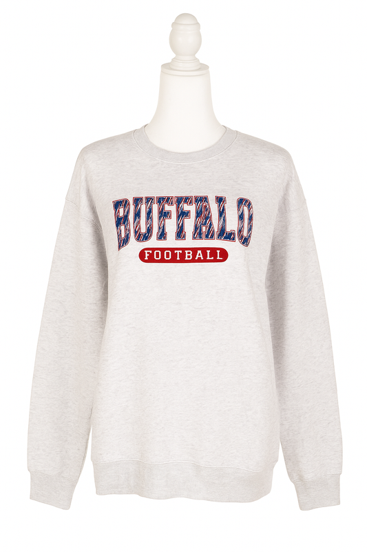 Buffalo Football Crewneck Sweater