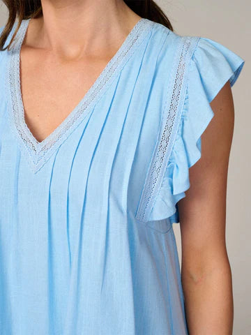 Blue Babydoll Dress