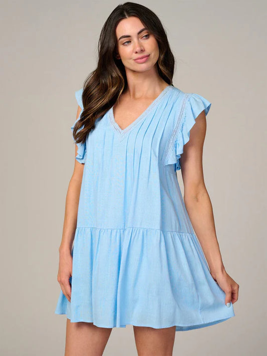 Blue Babydoll Dress