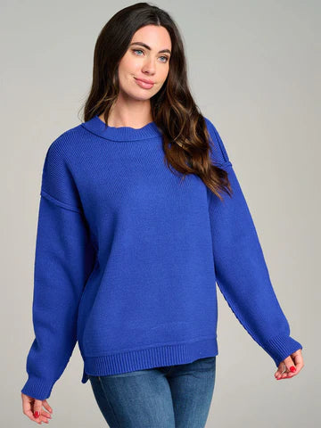 Blue Knit Sweater