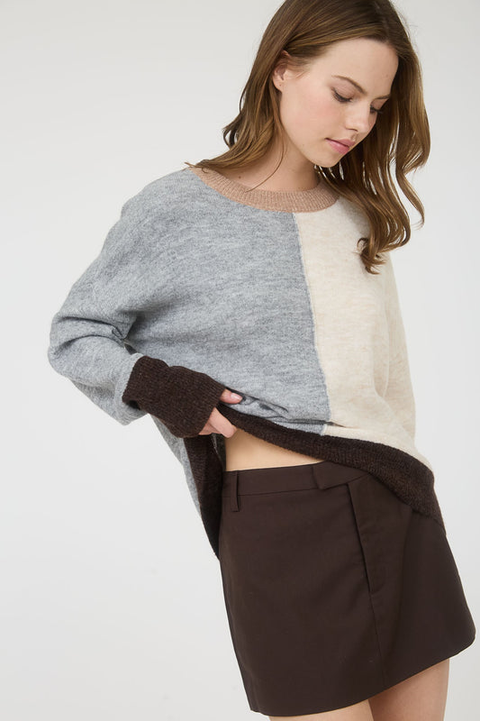 Colorblock Sweater