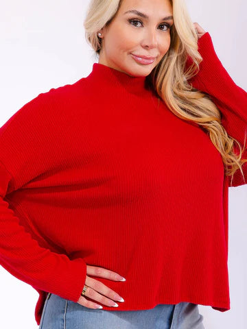 Plus Red Sweater