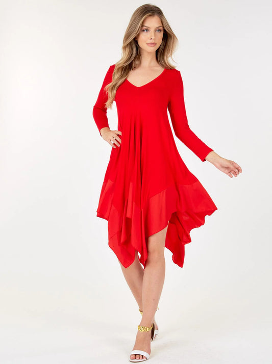 Red Tunic Dress